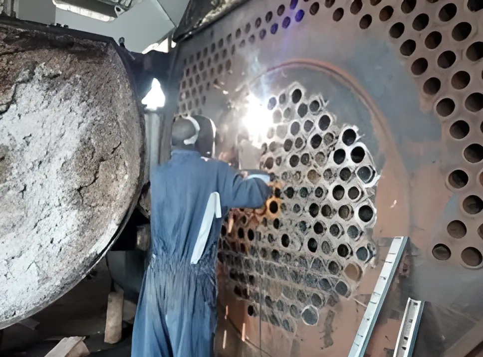 Industrial Boiler Retubing Project